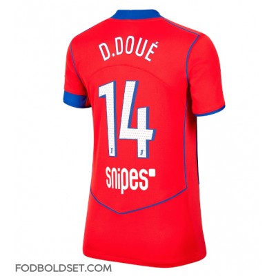 Paris Saint-Germain Desire Doue #14 Tredjetrøje Dame 2025-26 Kortærmet Paris Saint-Germain Desire Doue #14 Tredjetrøje Dame 2025-26 Kortærmet